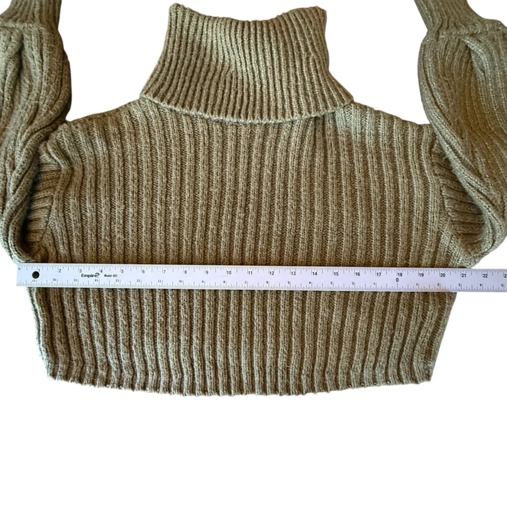 Urban Outfitters Cropped Sweater Balloon Sleeve Women’s Size XS - Picture 9 of 12